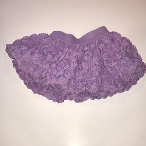 Purple baby skirt.